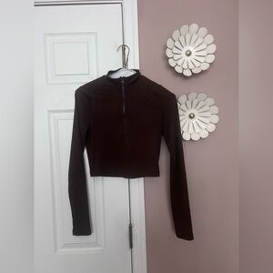 Shein Long Sleeve Crop Top